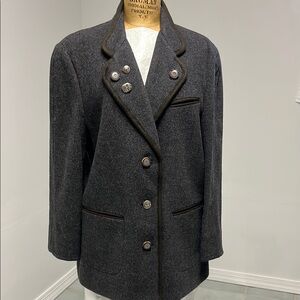 German Lined Wool Jacket M